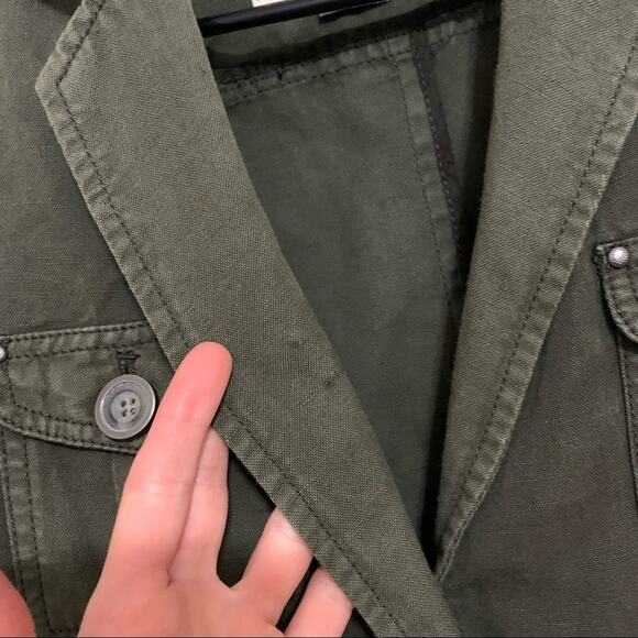 Anthro Cartonnier green utility jacket - Picture 3 of 8